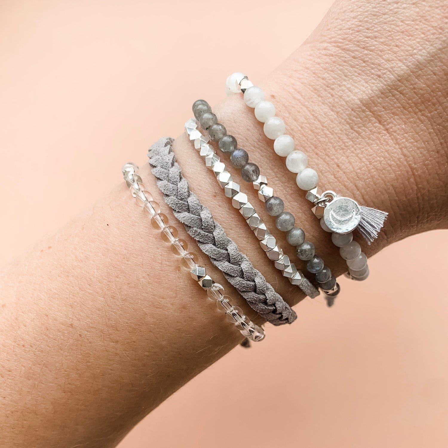 Bracelet Stack Set Crystals