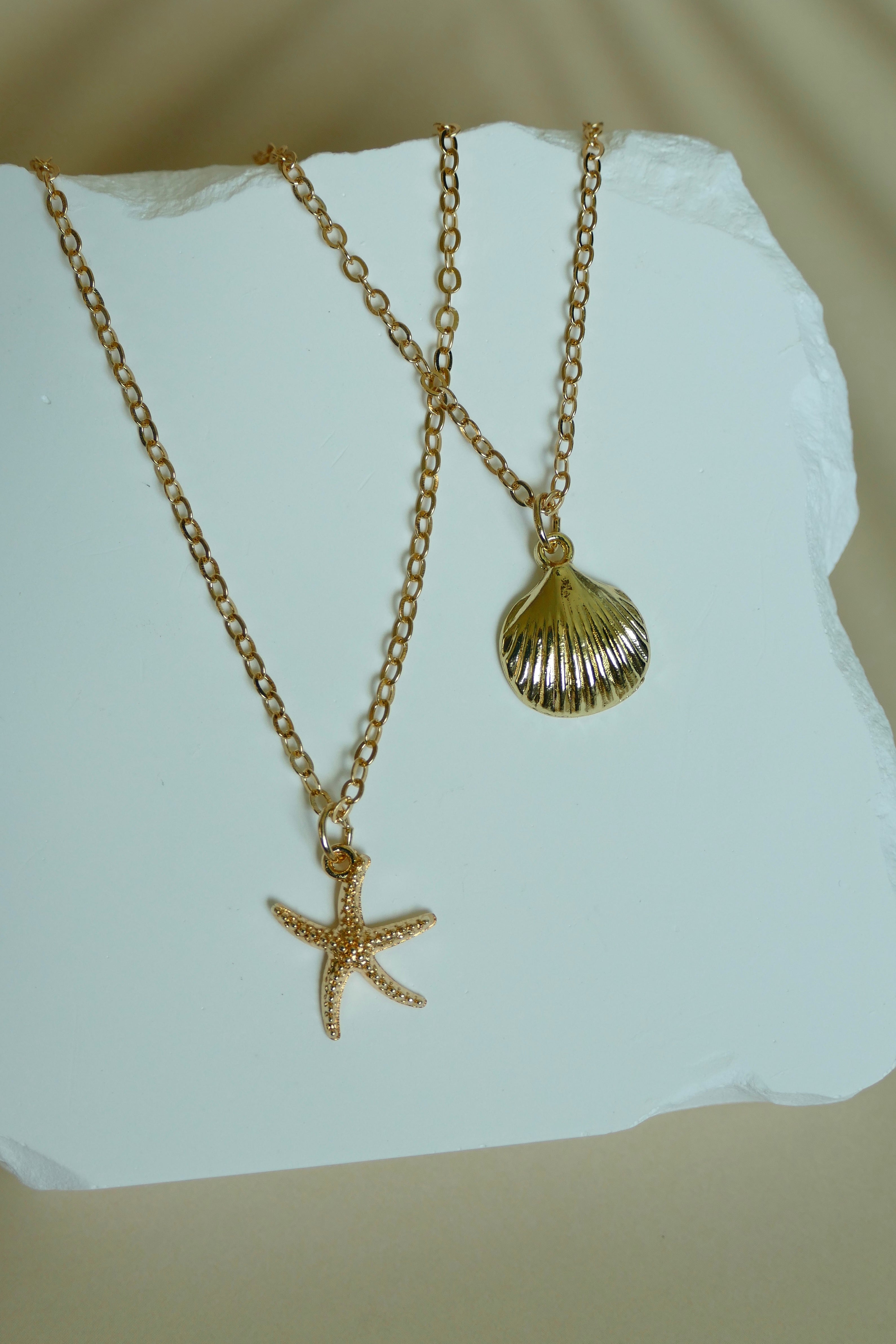 Summer Ocean’s Shell Diffusing Necklace