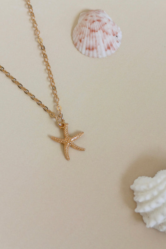 Summer Ocean’s Starfish Diffusing Necklace