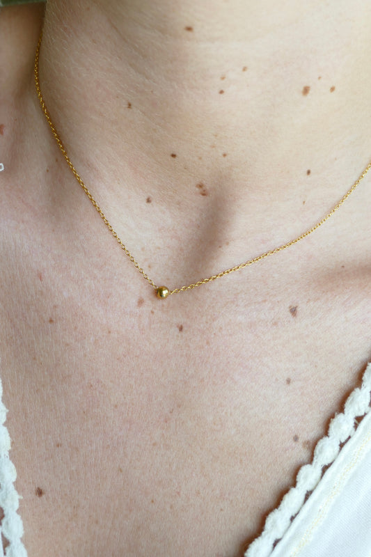 Delicate Tiny Bead Chocker necklace