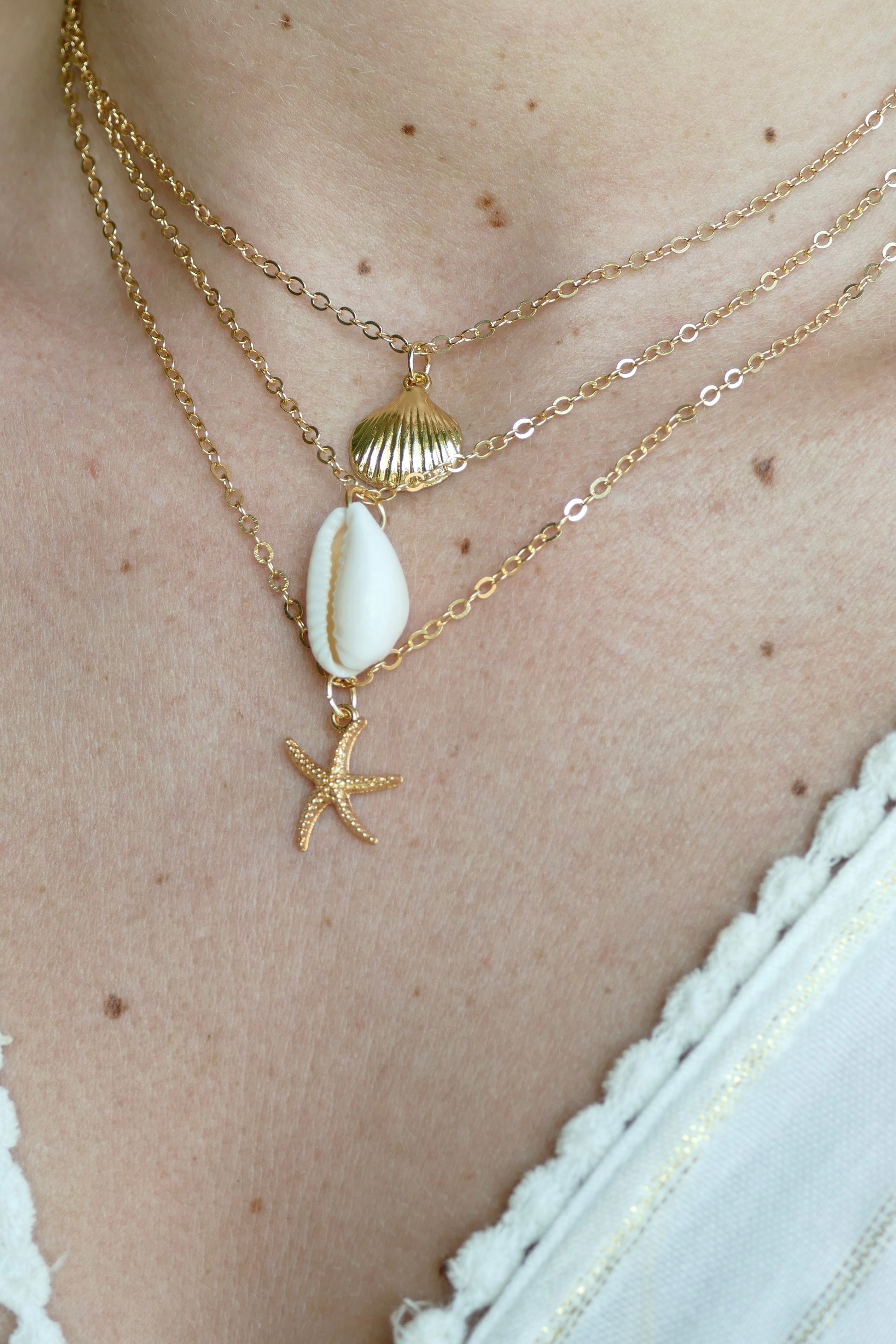 Summer Ocean’s Starfish Diffusing Necklace