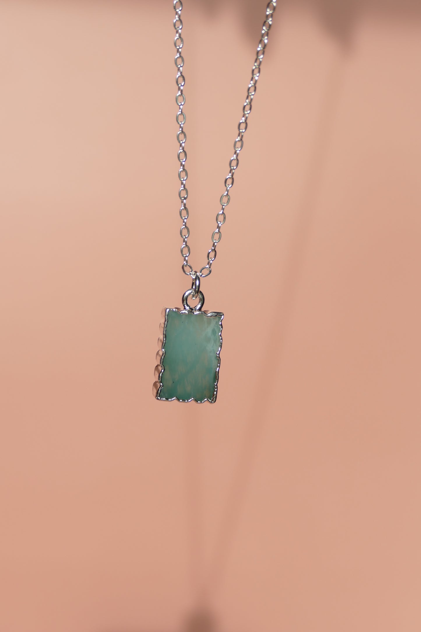 Crystal Charm Amazonite Diffusing Necklace - Put on Love Designs