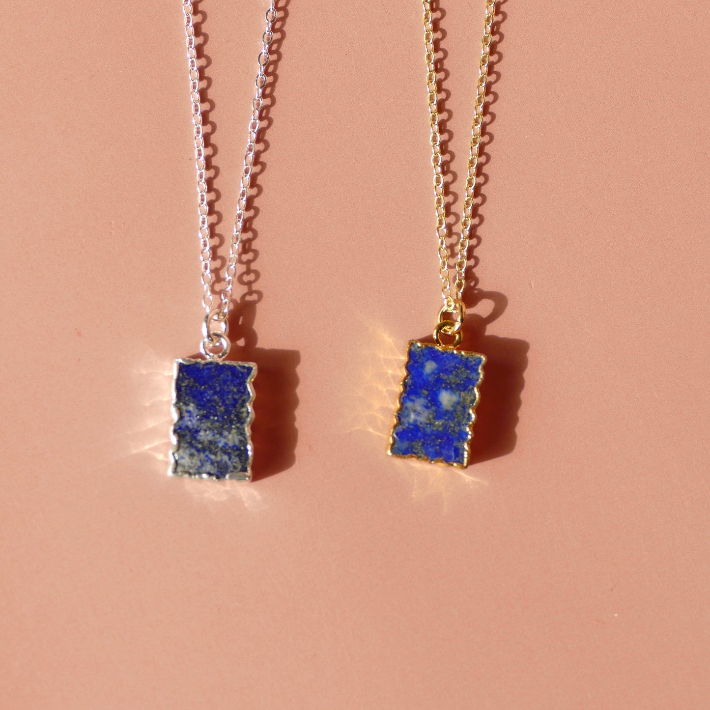 Crystal Charm Lapis Lazuli Diffusing Necklace - Put on Love Designs