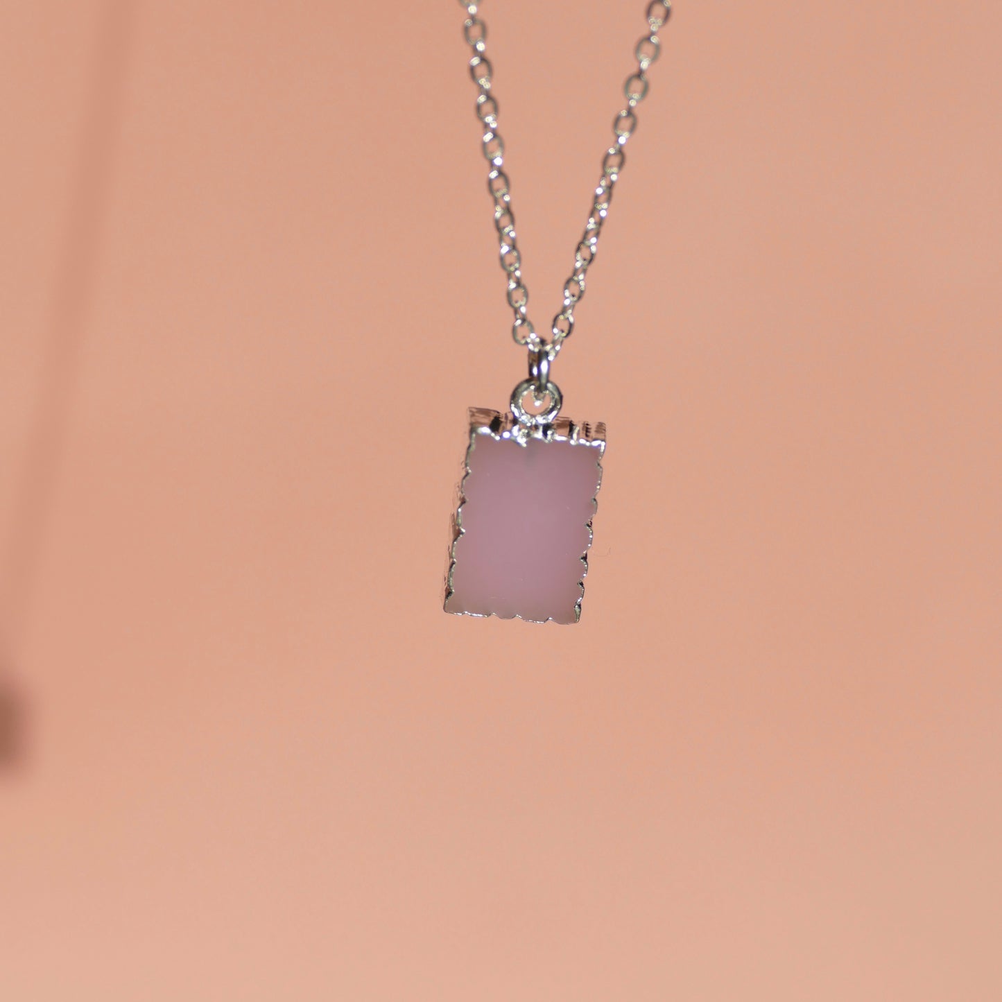 Crystal Charm Pink Chalcedony Diffusing Necklace - Put on Love Designs