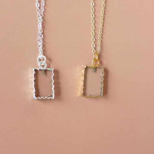 Crystal Charm Clear Quartz Diffusing Necklace - Put on Love Designs