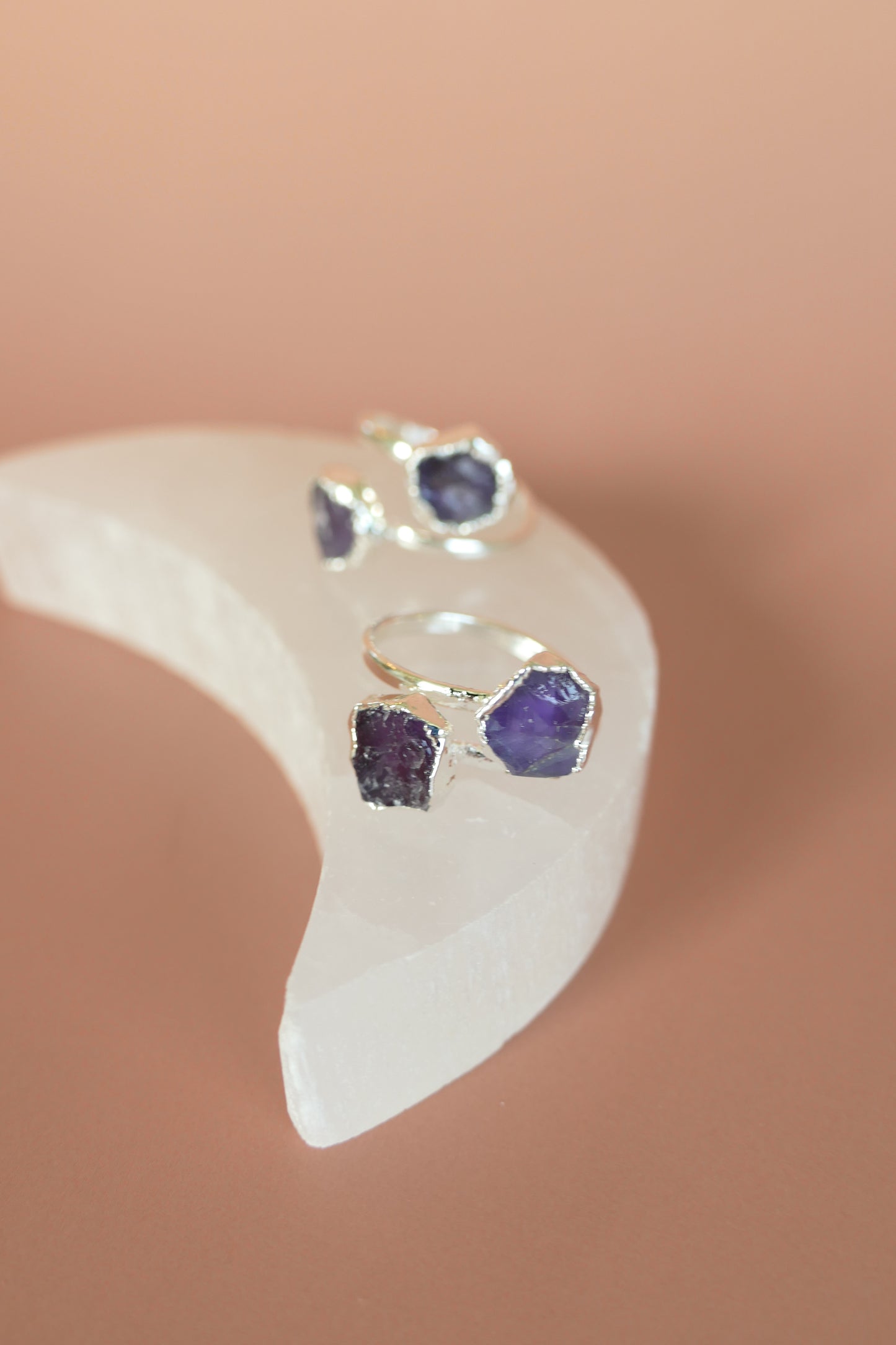 Amethyst Adjustable Gemstone Ring