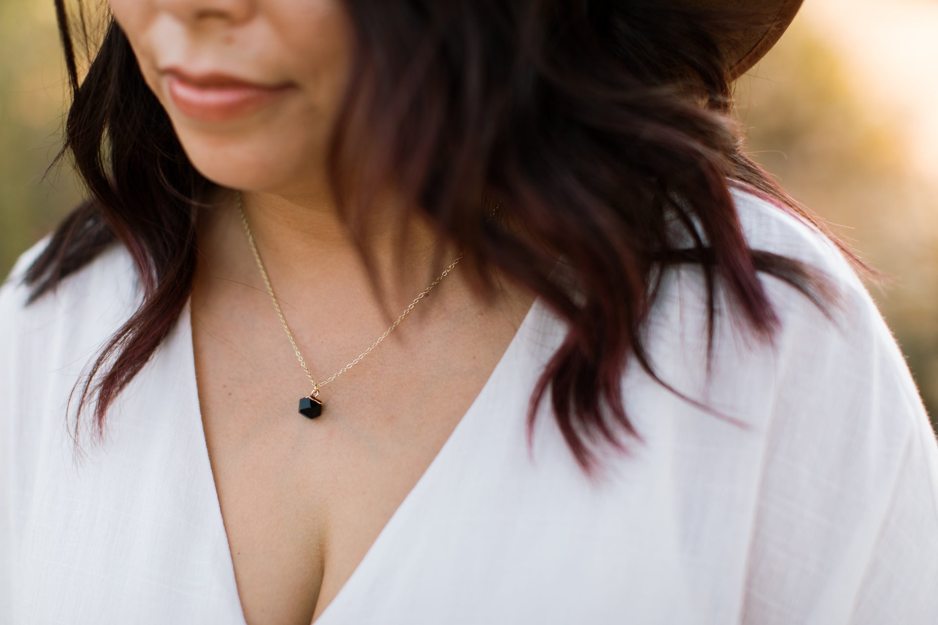 Black Onyx Diffusing Necklace - Put on Love Designs