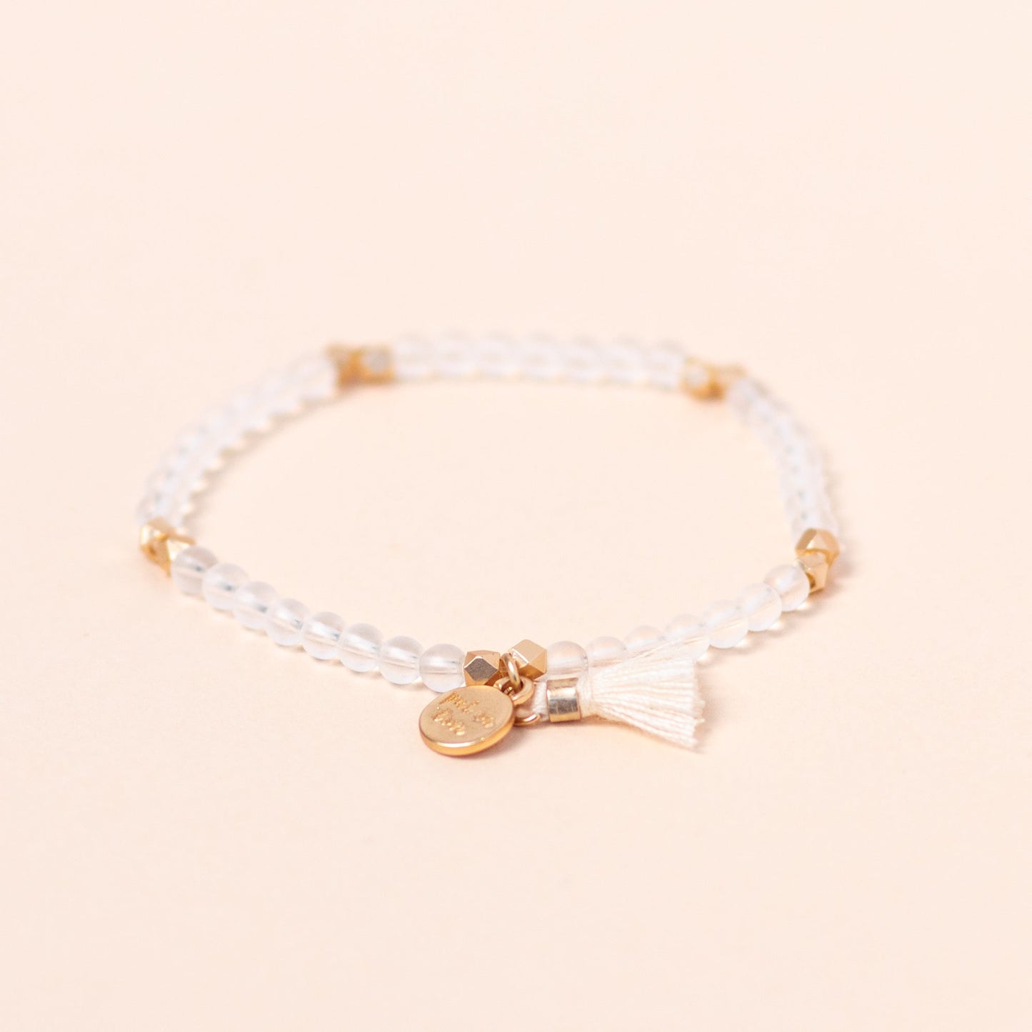 Crystal Bead Diffusing Gold Bracelet - Put on Love Designs