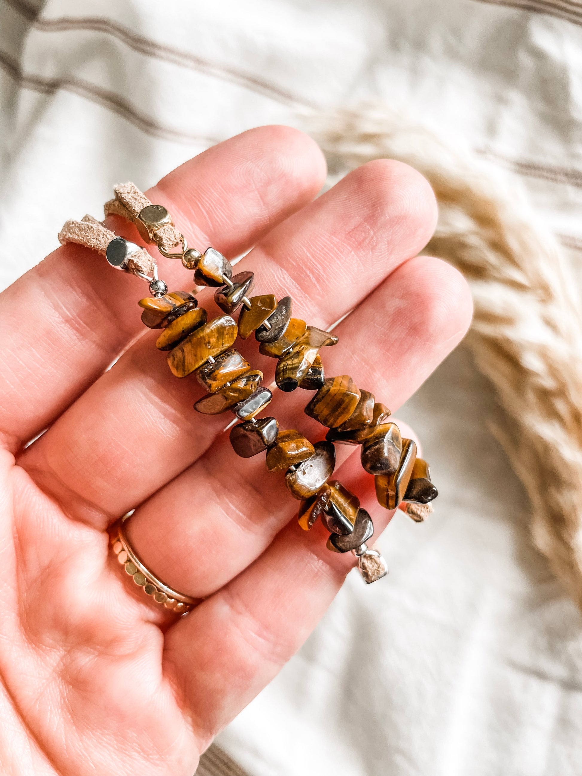 Tigers Eye Crystal Diffuser Bracelet - Put on Love Designs