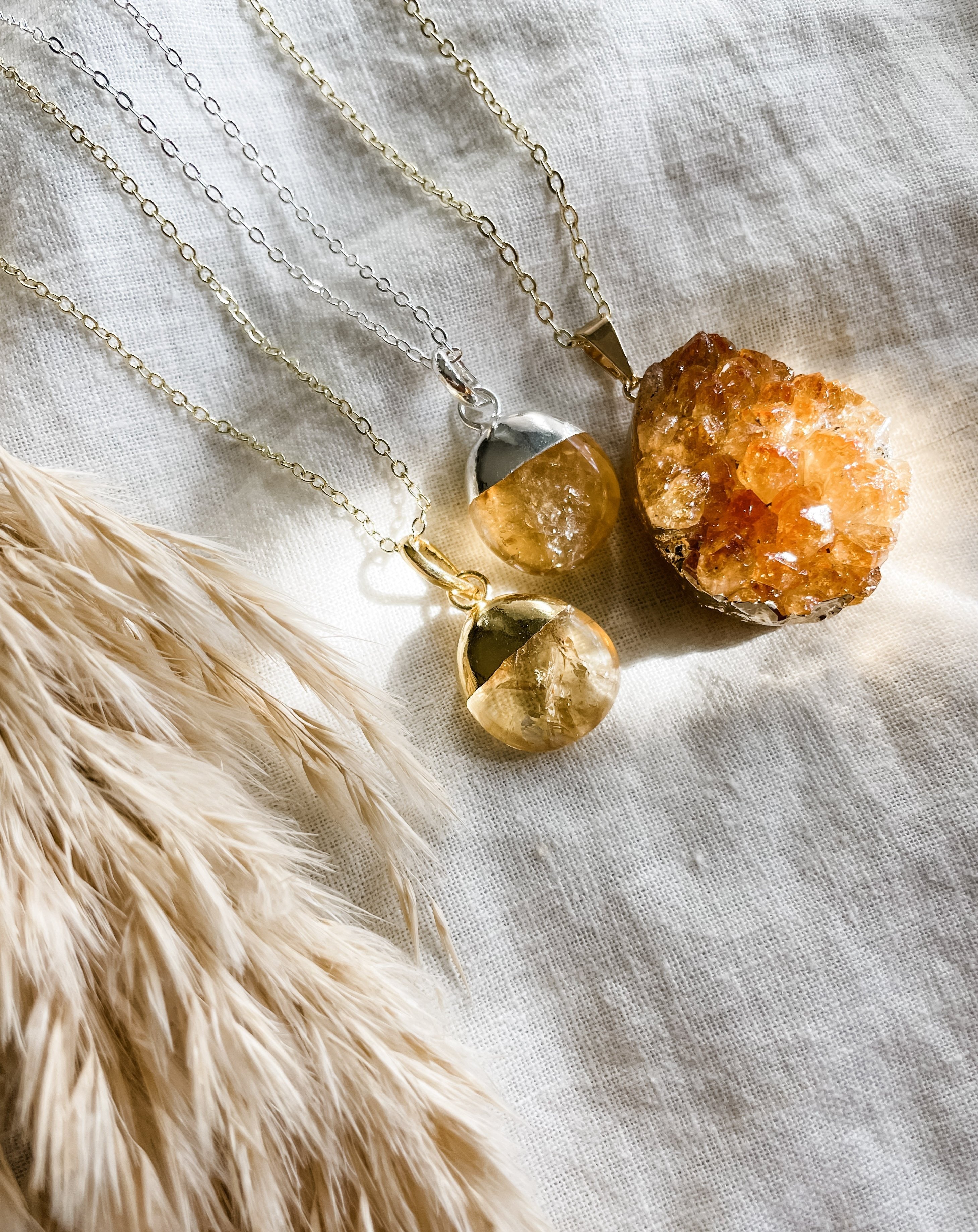 Buy 925 Natural Raw Yellow Citrine Necklace, Sterling Silver Natural, Raw  Citrine Stone Pendant, 925 Silver Yellow Citrine Rough Stone Online in  India - Etsy