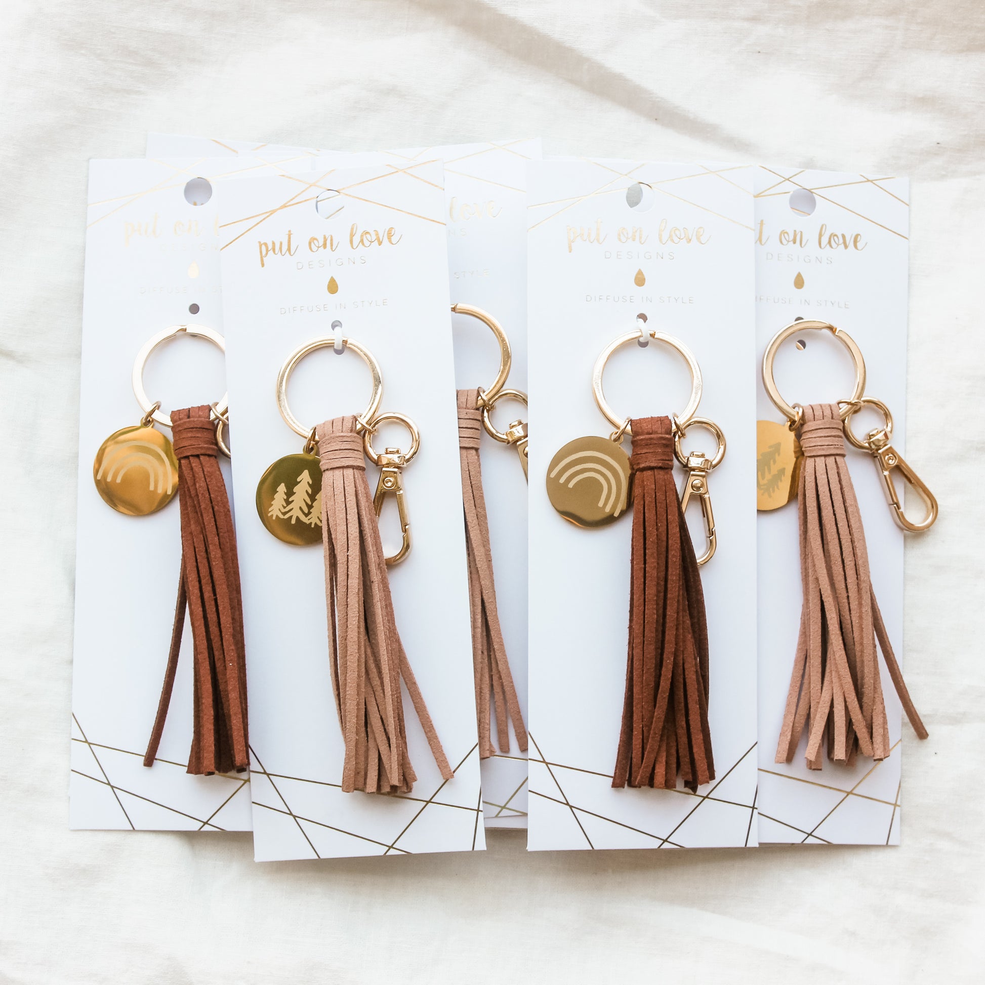 Keychain Diffusers - Put on Love Designs