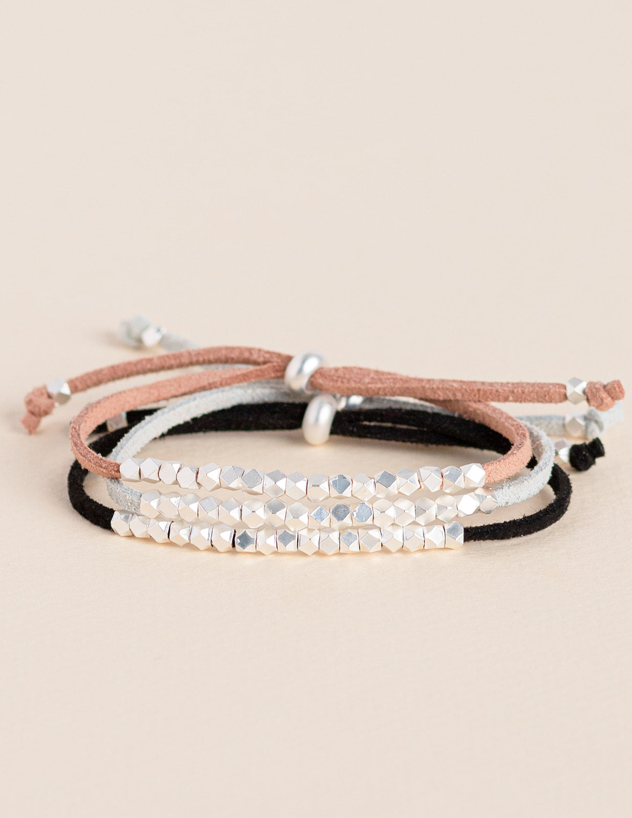 Metallic Slider Diffusing Adjustable Bracelet - Put on Love Designs