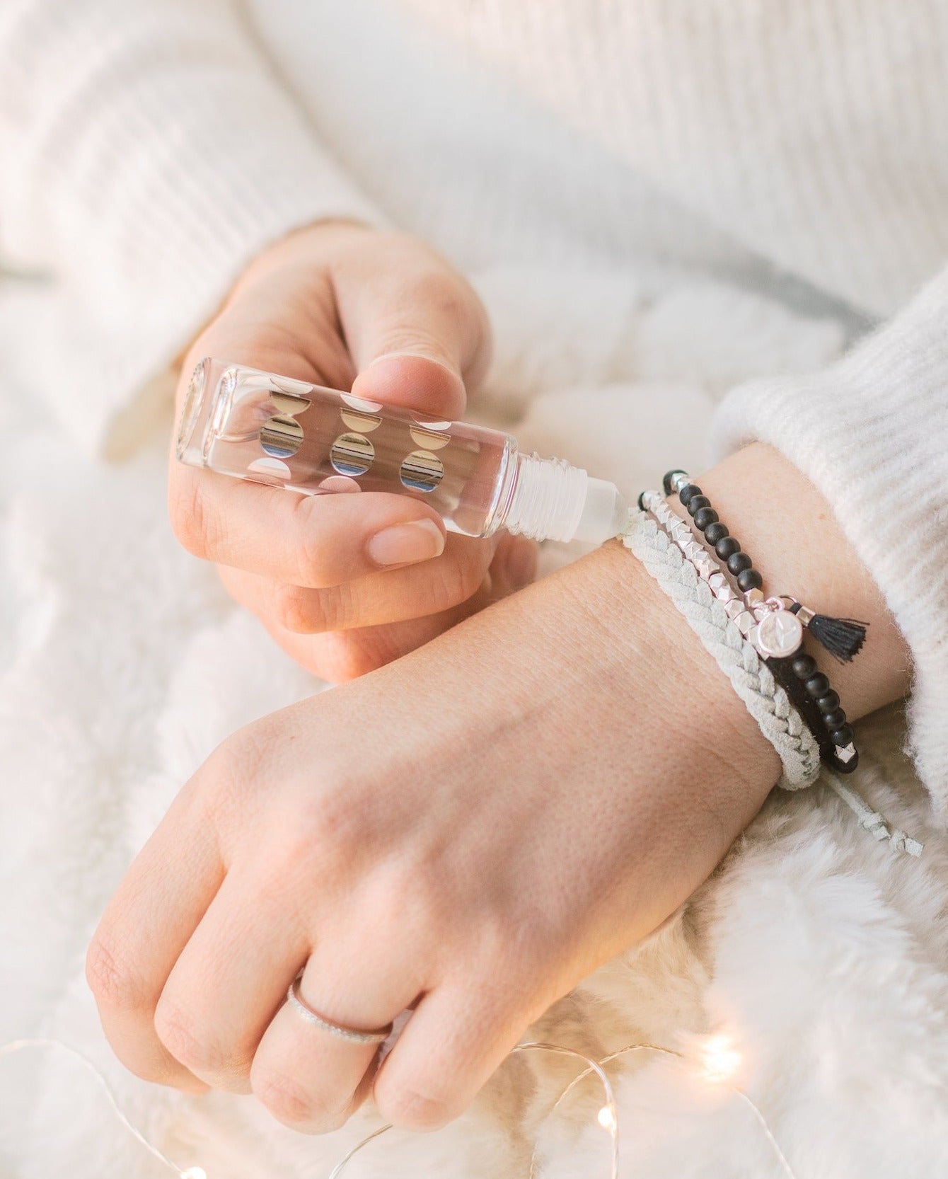 Crystal Bead Silver Bracelet - Put on Love Designs