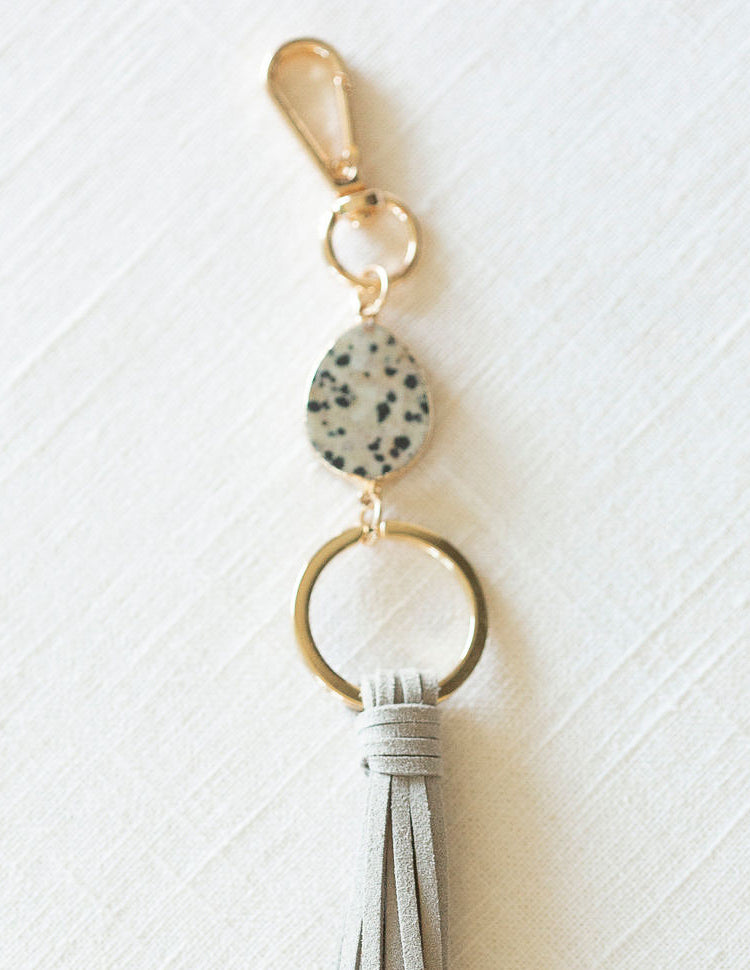 Gemstone Keychain Diffuser - Put on Love Designs