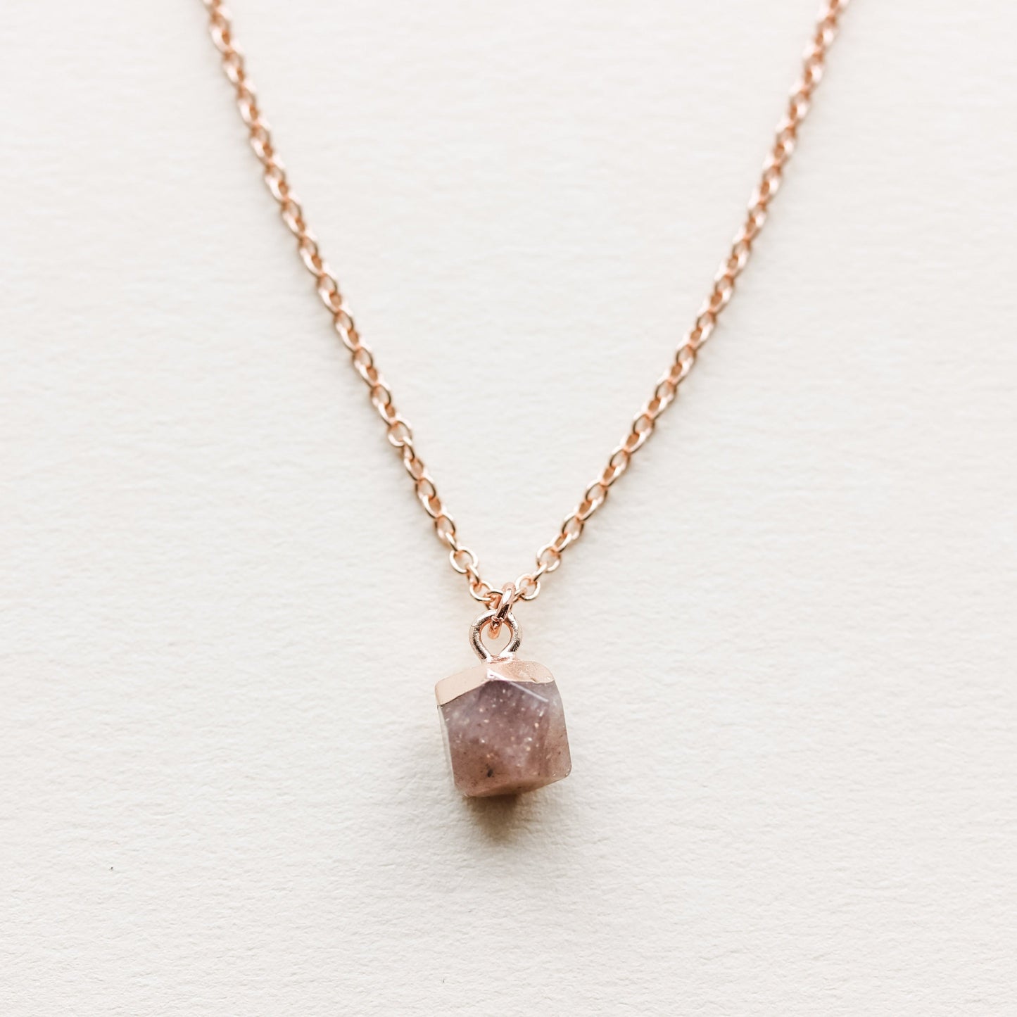 Sunstone Crystal Necklace Diffuser - Put on Love Designs