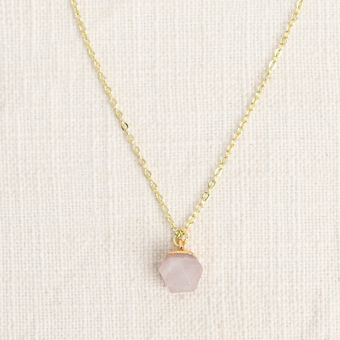 Rose Quartz Diffusing Necklace