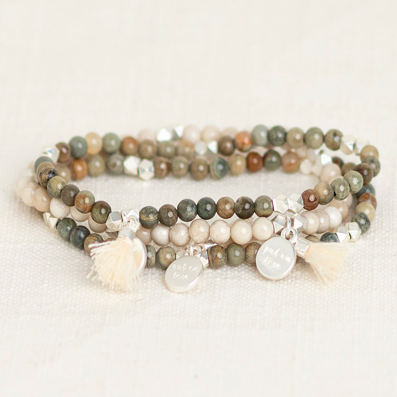 Ocean Jasper Beads Bracelet - Put on Love Designs