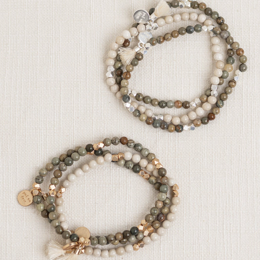 Ocean Jasper Beads Bracelet - Put on Love Designs