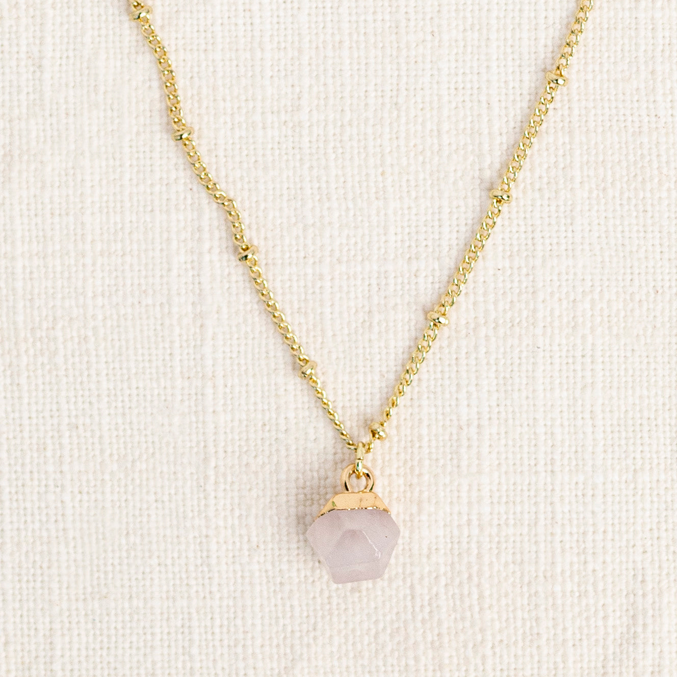 Rose Quartz Diffusing Necklace